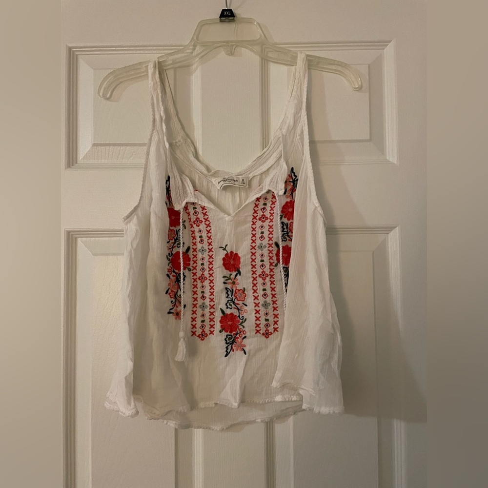 Floral Abercrombie crop-tank!